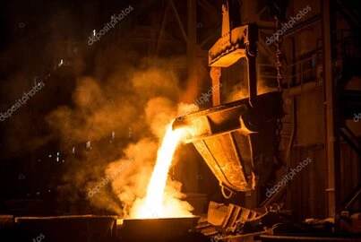 Planta industrial con estructuras y equipos metalmecánicos