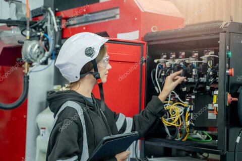 Equipo en pruebas de funcionamiento en planta industrial